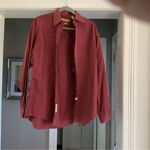 Men’s shirt button up roundtree&yorke  size large SKU 2022
